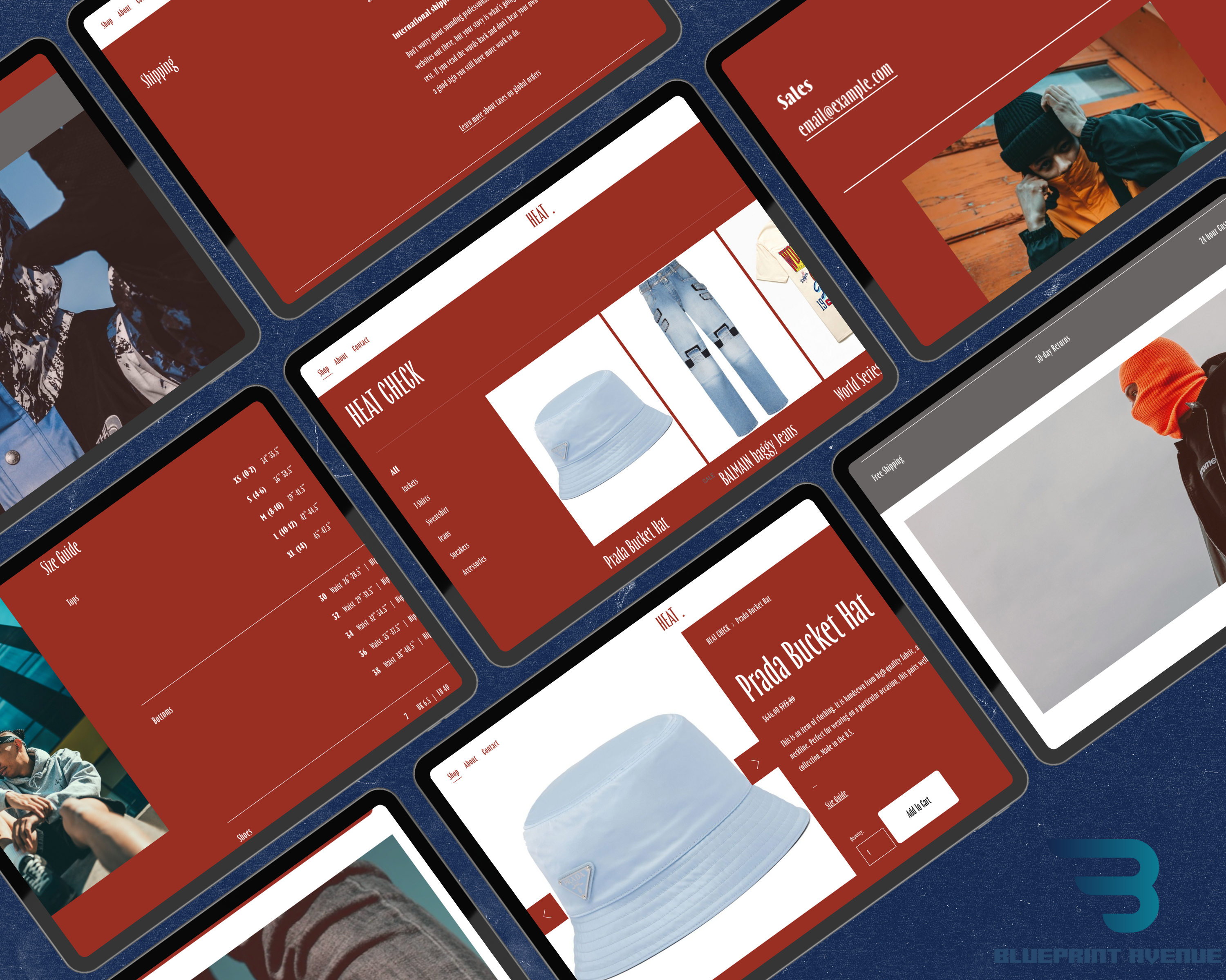 Heat . Squarespace Template Blueprint Avenue