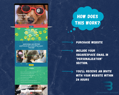 Clean Paws Squarespace Template