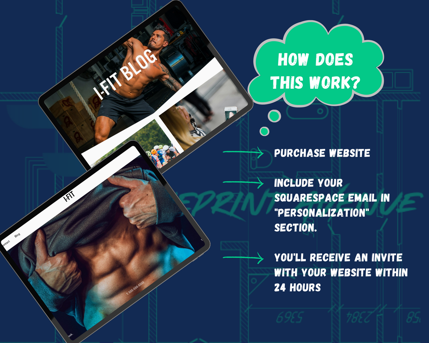 I-FIT Squarespace Template