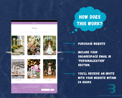 Bridal Space Squarespace Template