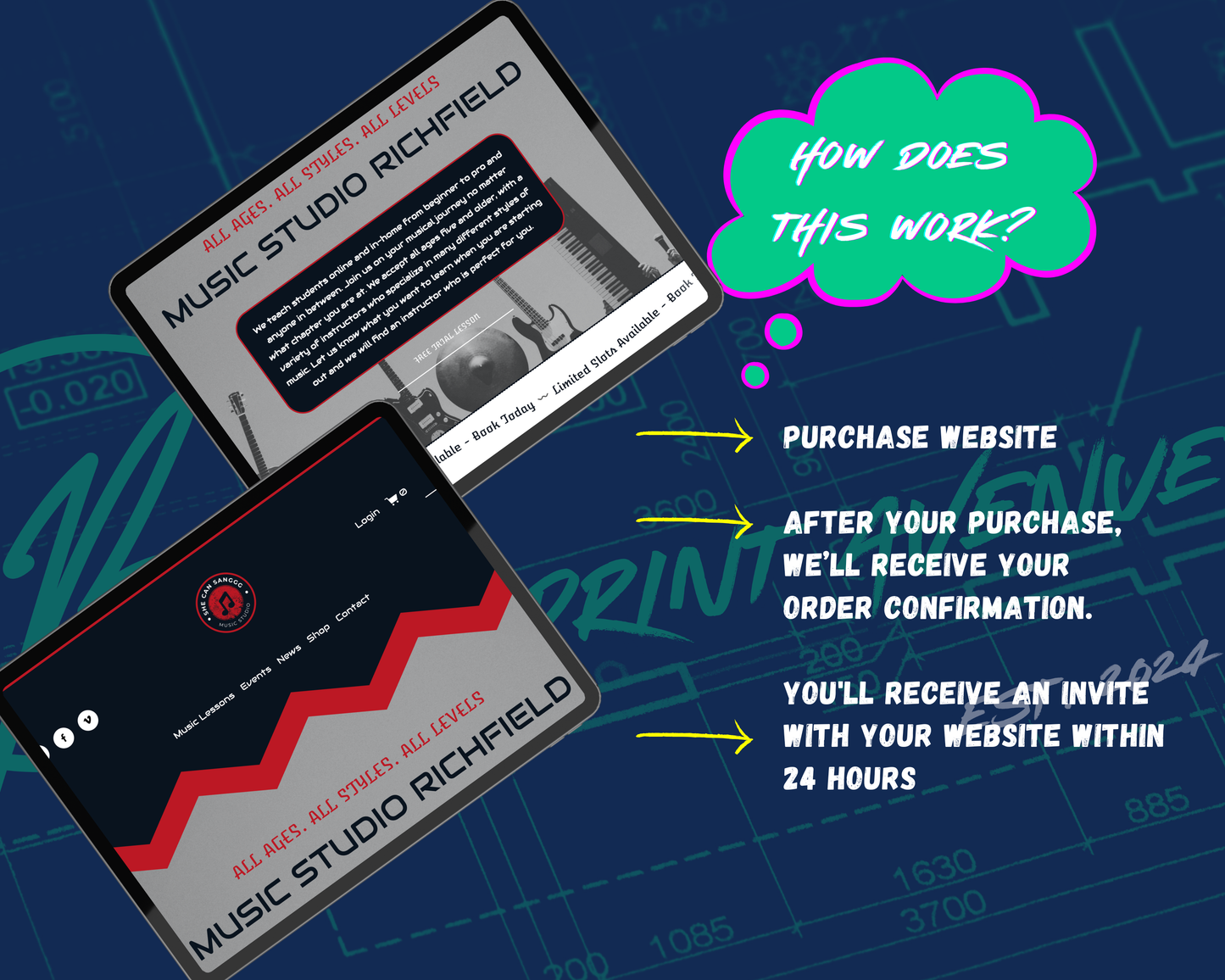 She Can Sang Squarespace Template