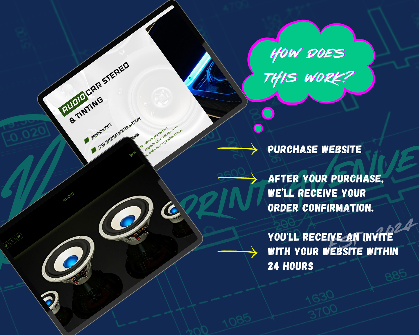 AUDIO Squarespace Template