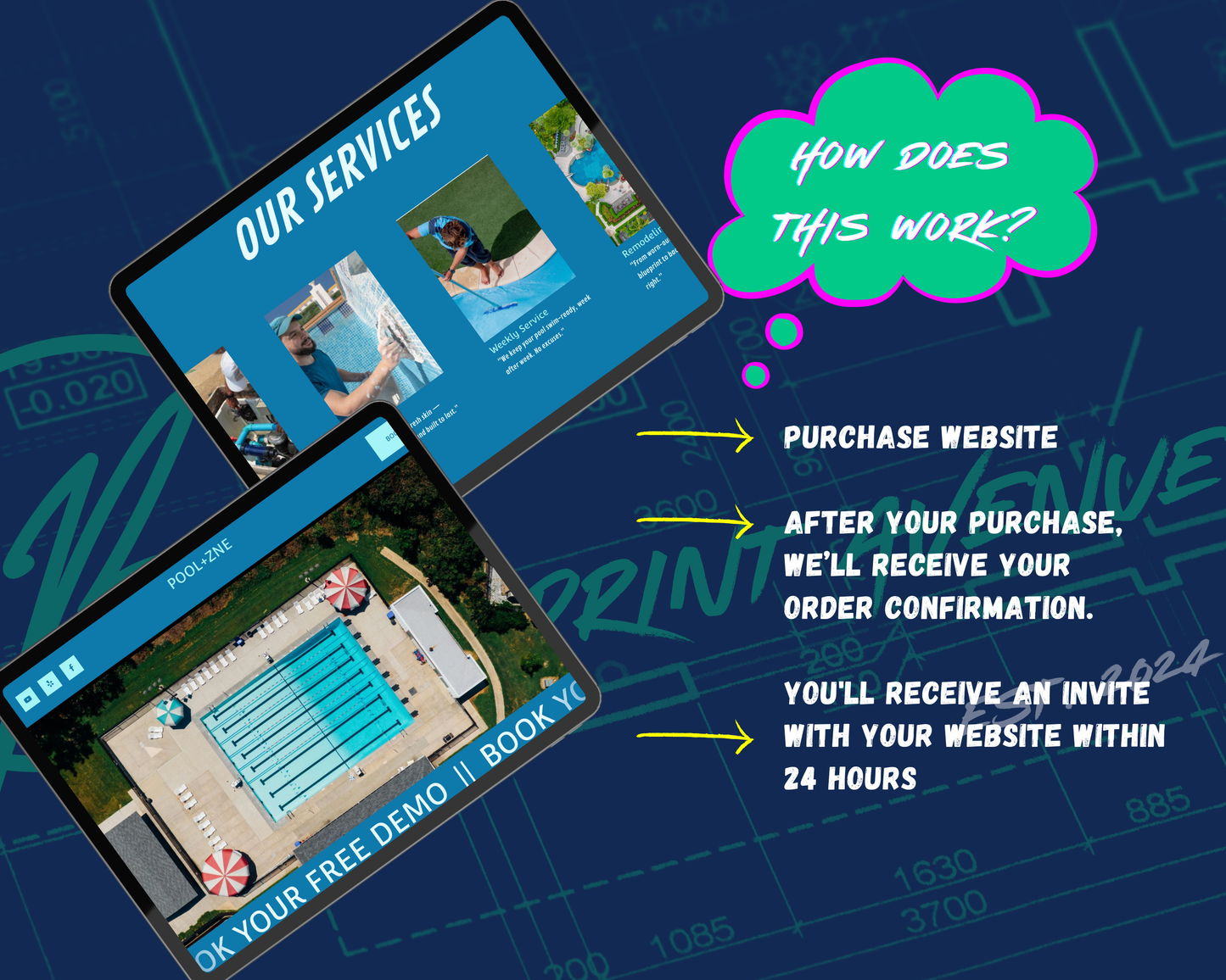POOLZNE Squarespace Template