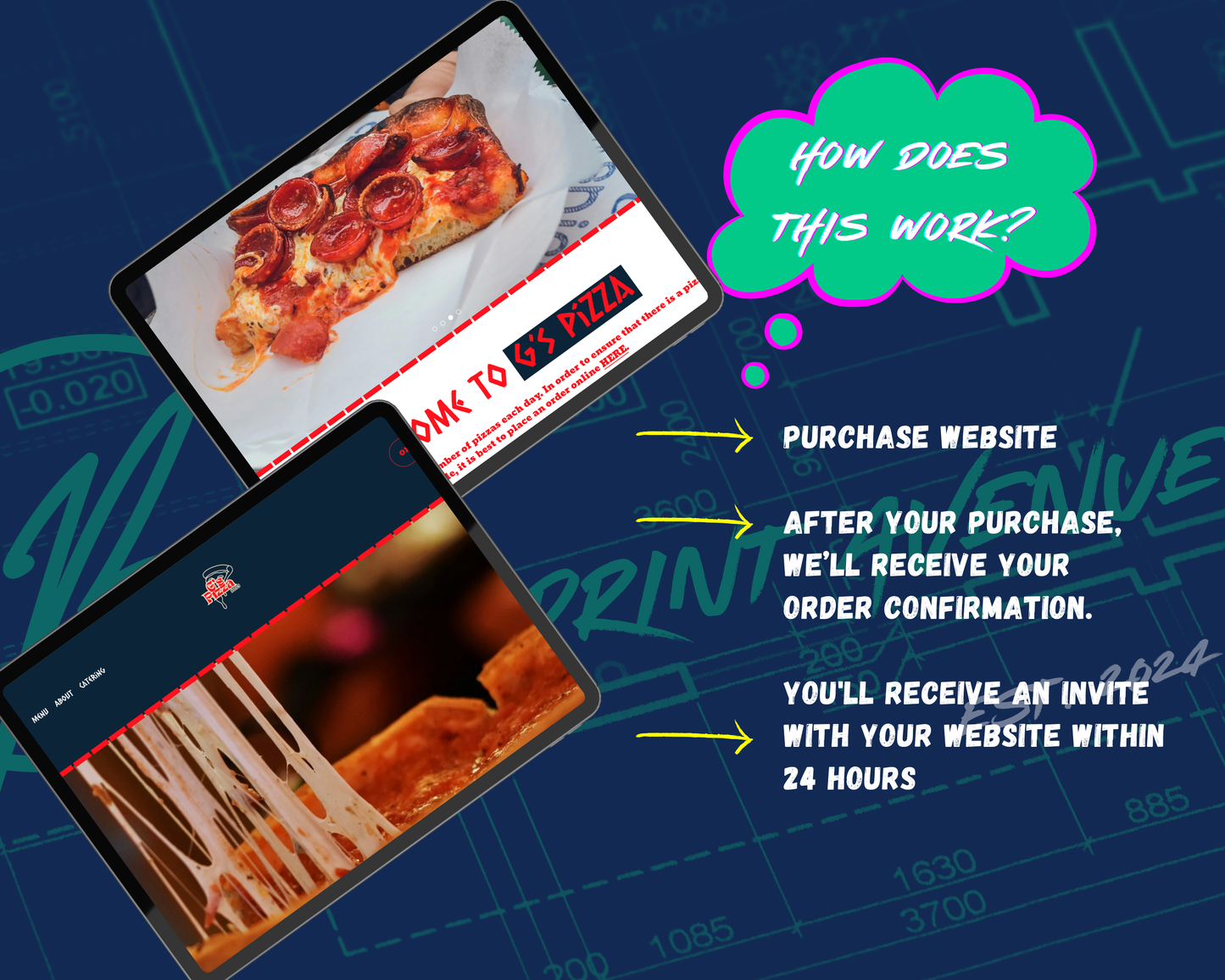 G's Pizza Squarespace Template