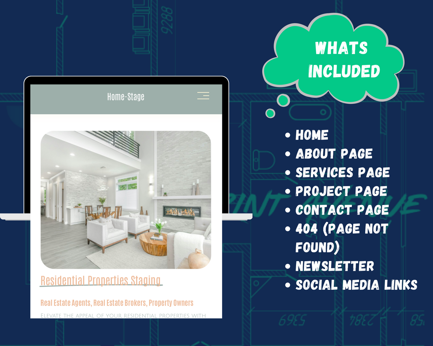 Home-Stage Squarespace Template