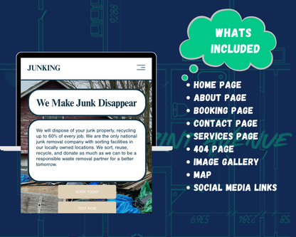 JUNKING Squarespace Template