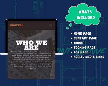 ROOFERS Squarespace Template