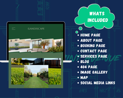 (LAND)SCAPE Squarespace Template