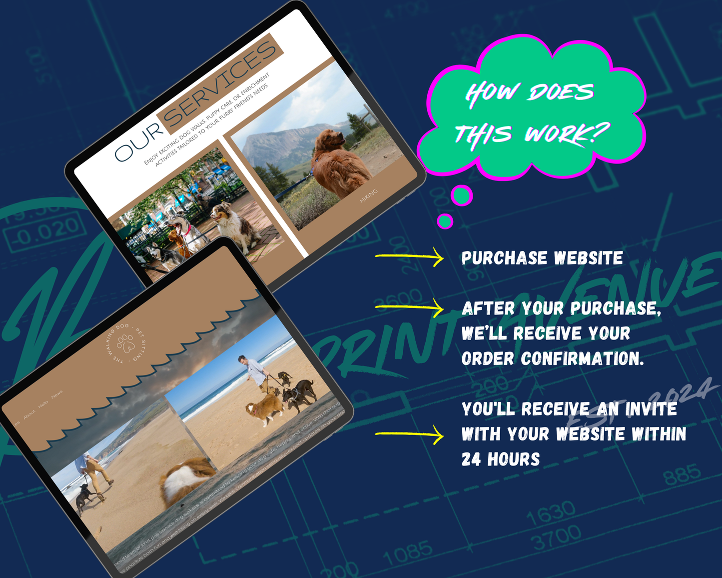 The Walking Dog Squarespace Template