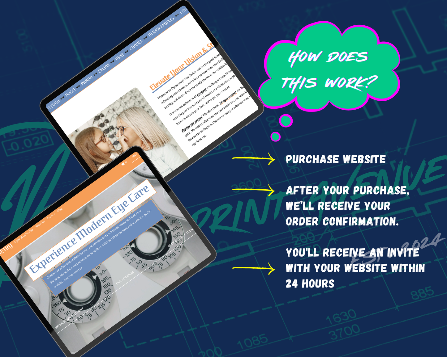 OPTOMETRY Squarespace Template