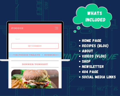 FOODIE Squarespace Template