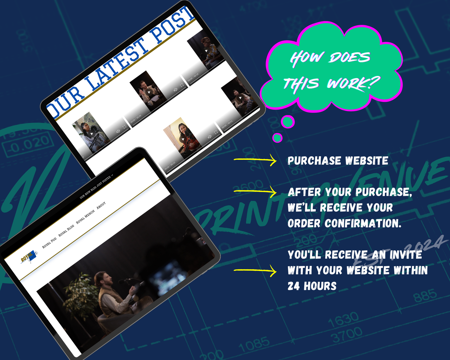 Royal Sports Squarespace Template