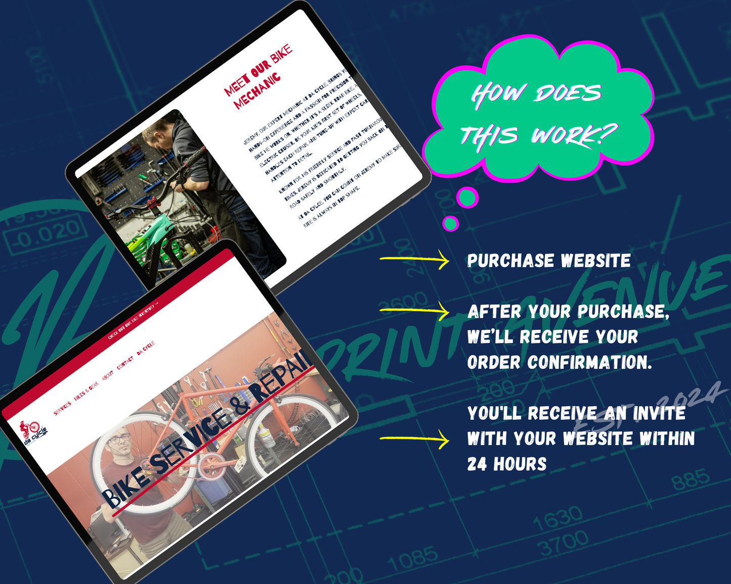 Da Cycle Squarespace Template