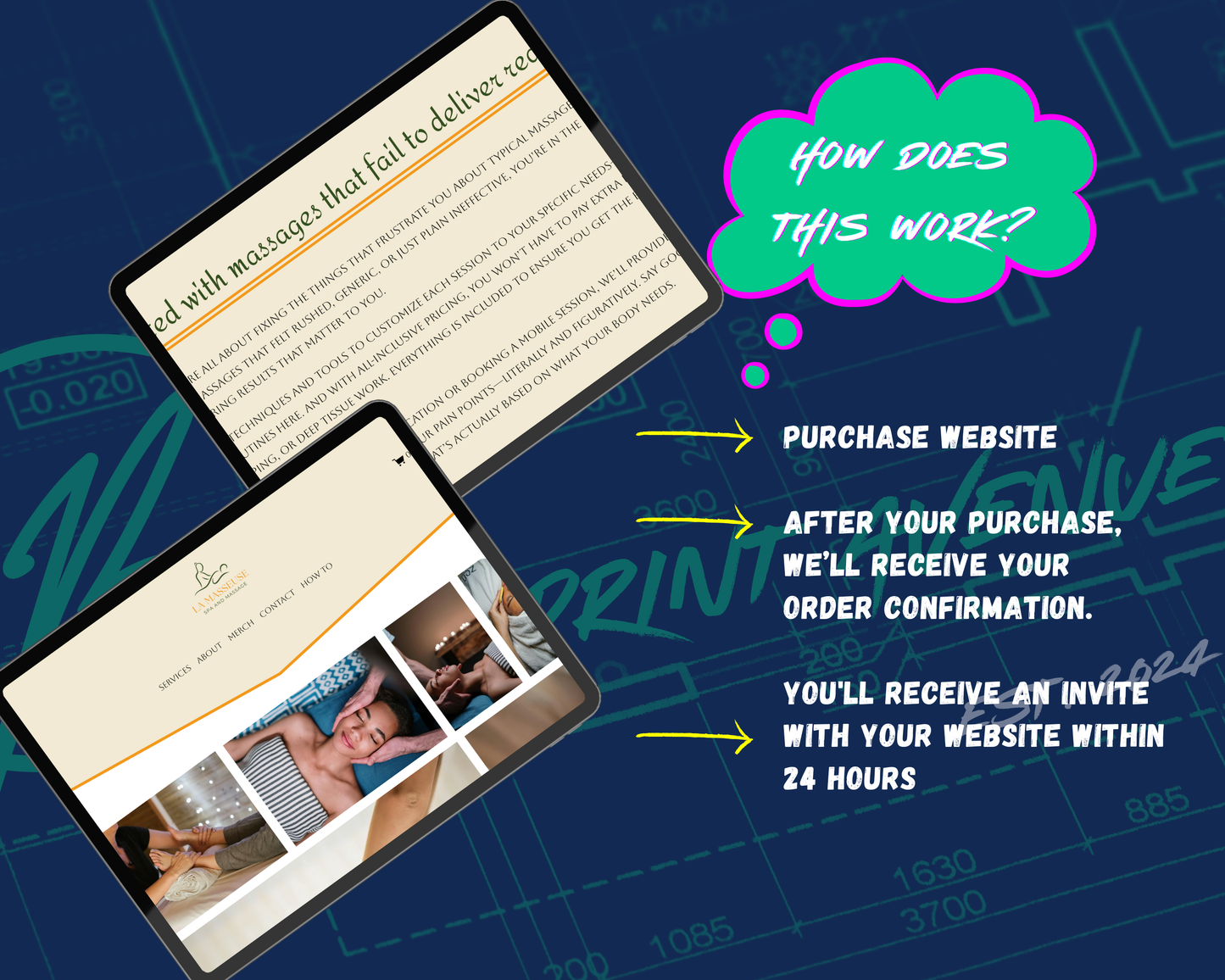 La Masseuse Squarespace Template