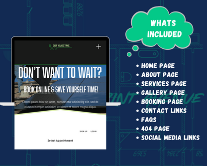 Get Electric Squarespace Template