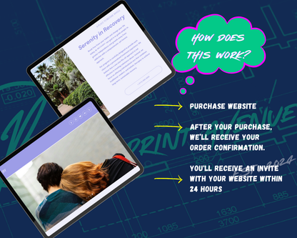 RECOVERY Squarespace Template