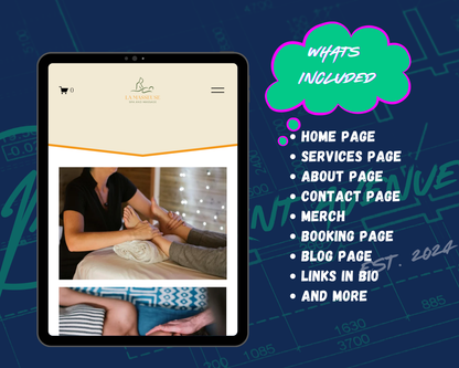 La Masseuse Squarespace Template