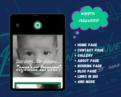 Alpha Photography Squarespace Template