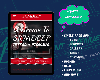 SKN|DEEP Squarespace Template