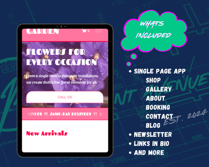 Garden Squarespace Template