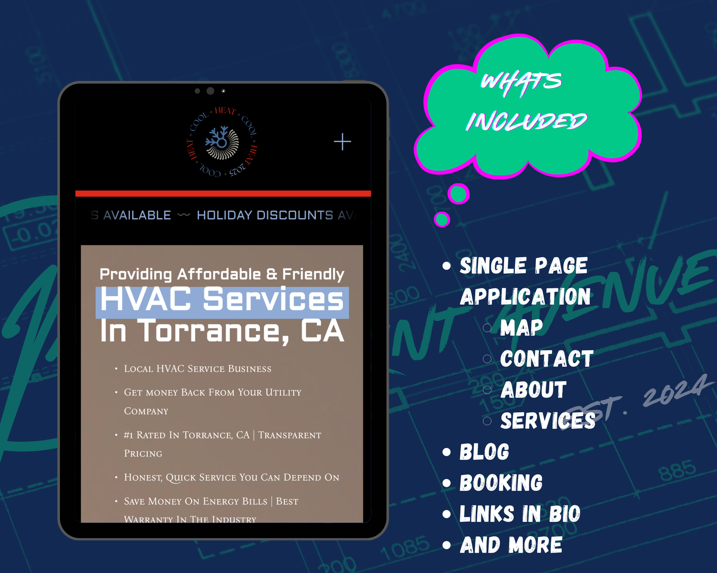 Cool Heat Squarespace Template