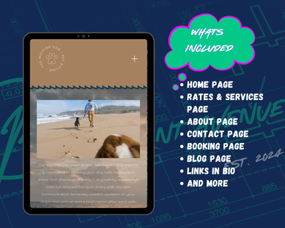 The Walking Dog Squarespace Template