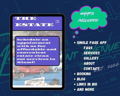 The Estate Squarespace Template