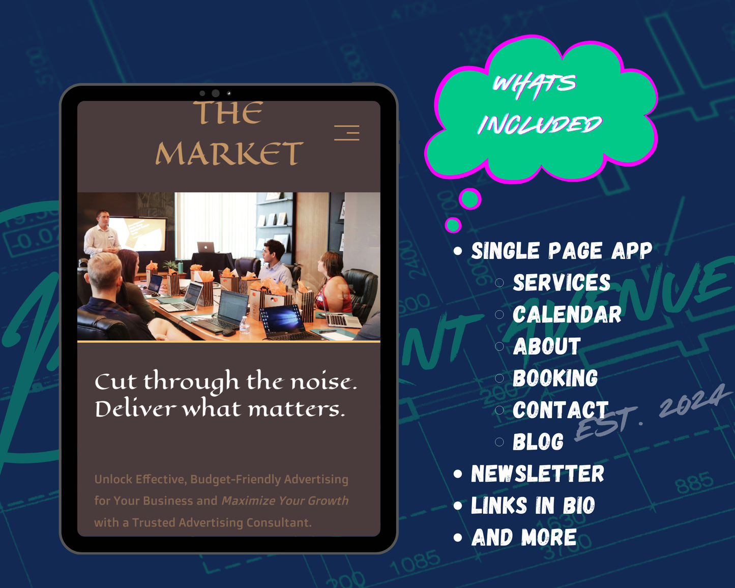 The Market Squarespace Template