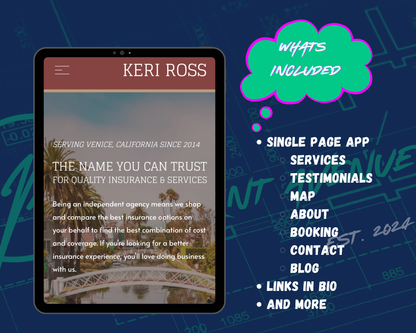 KERI ROSS Squarespace Template
