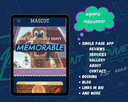 Mascot Squarespace Template