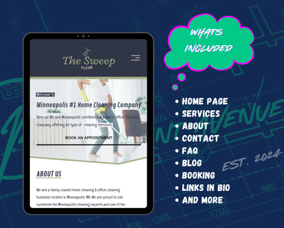 The Sweep Squarespace Template