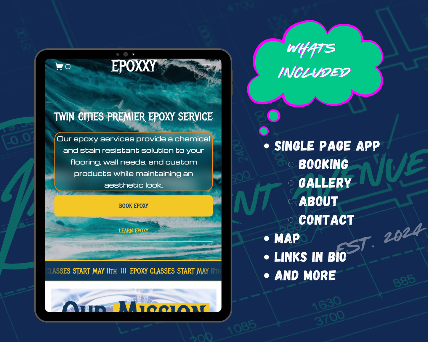 EPOXXY Squarespace Template