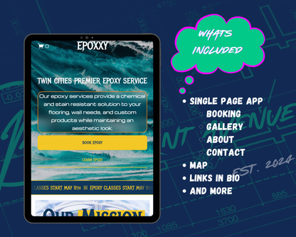 EPOXXY Squarespace Template