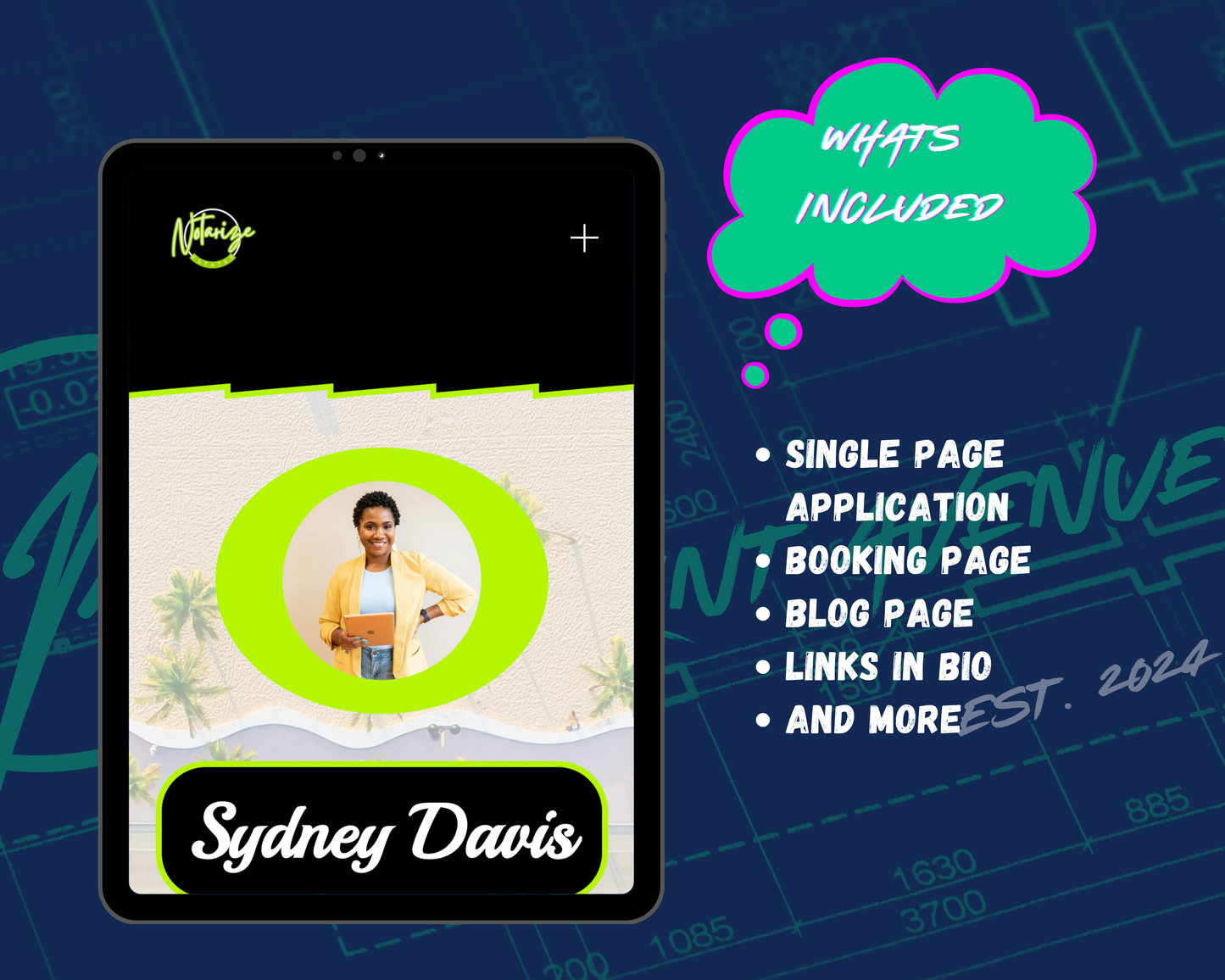 Notarize Squarespace Template