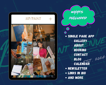 SIP/PAINT Squarespace Template