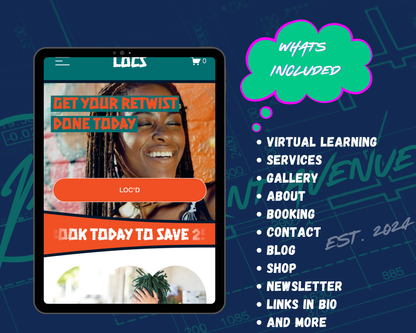 LOCS Squarespace Template