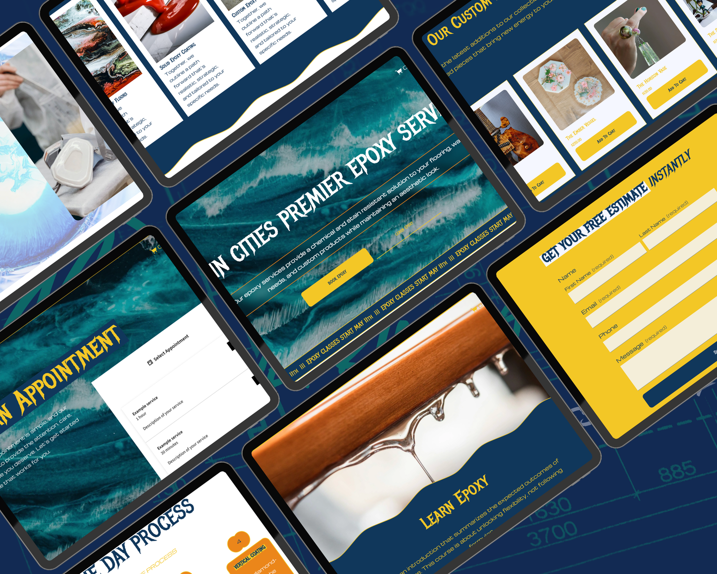 EPOXXY Squarespace Template