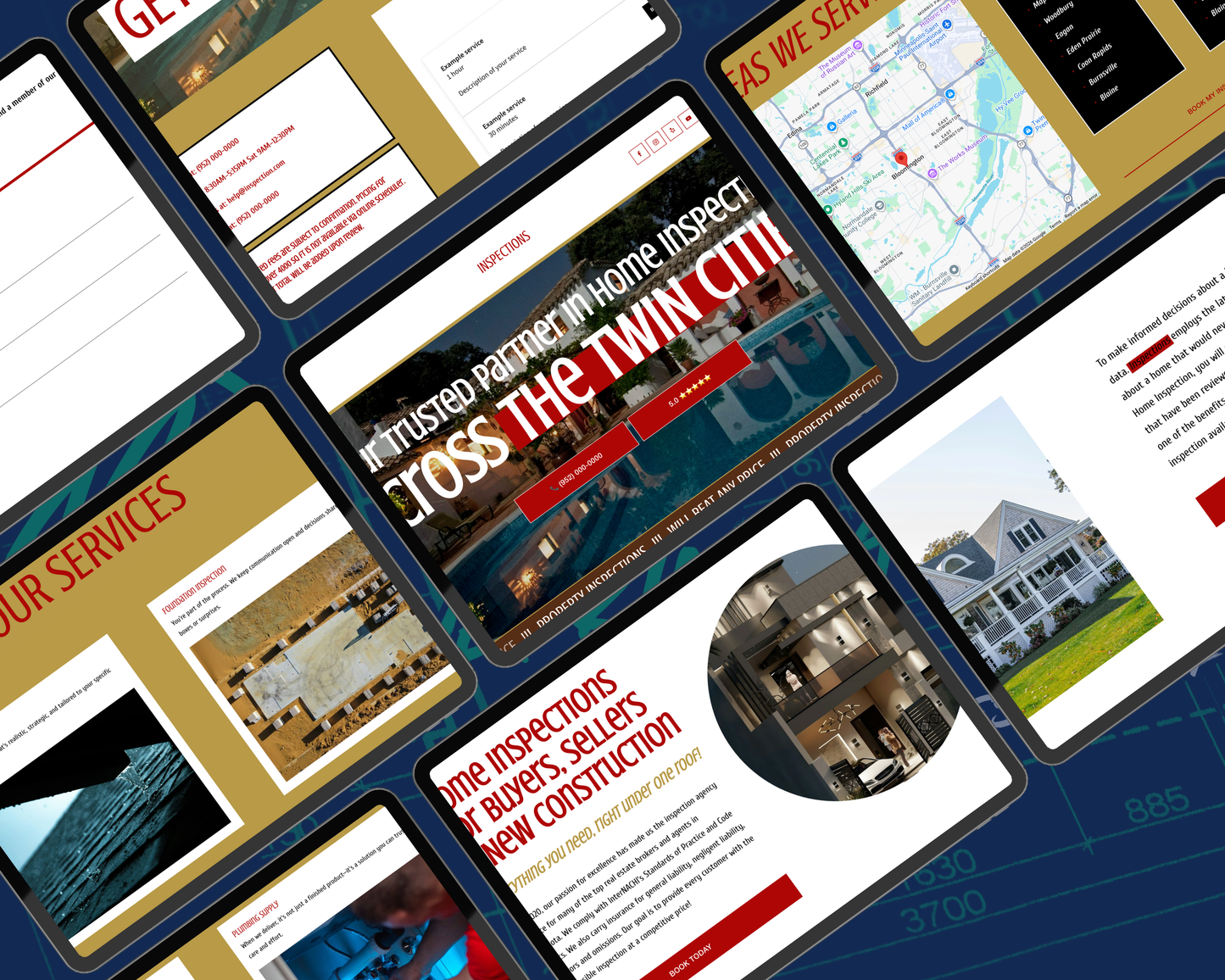 INSPECTIONS Squarespace Template