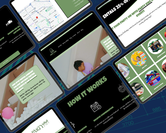 Party Kidz Squarespace Template