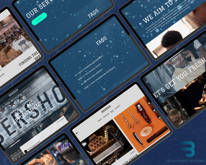 Barber Squarespace Template