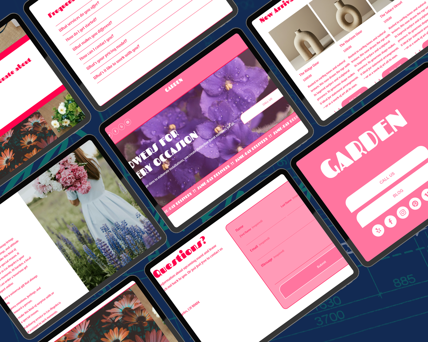 Garden Squarespace Template