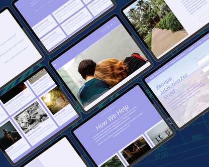 RECOVERY Squarespace Template