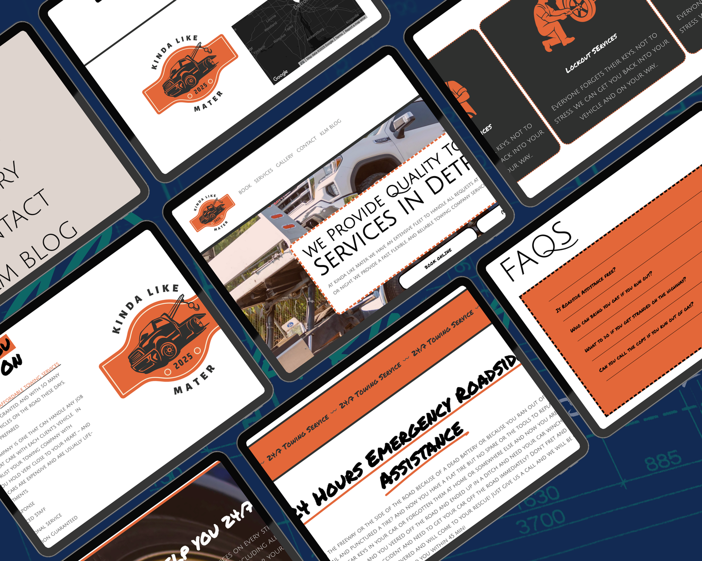 Kinda Like Mater Squarespace Template