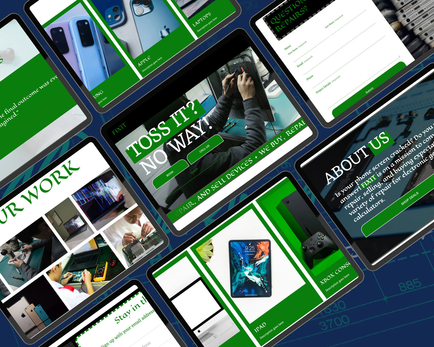 FIXIT Squarespace Template