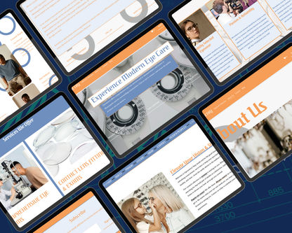 OPTOMETRY Squarespace Template