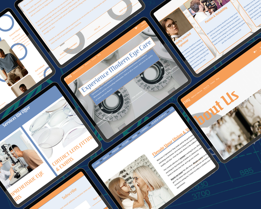 OPTOMETRY Squarespace Template