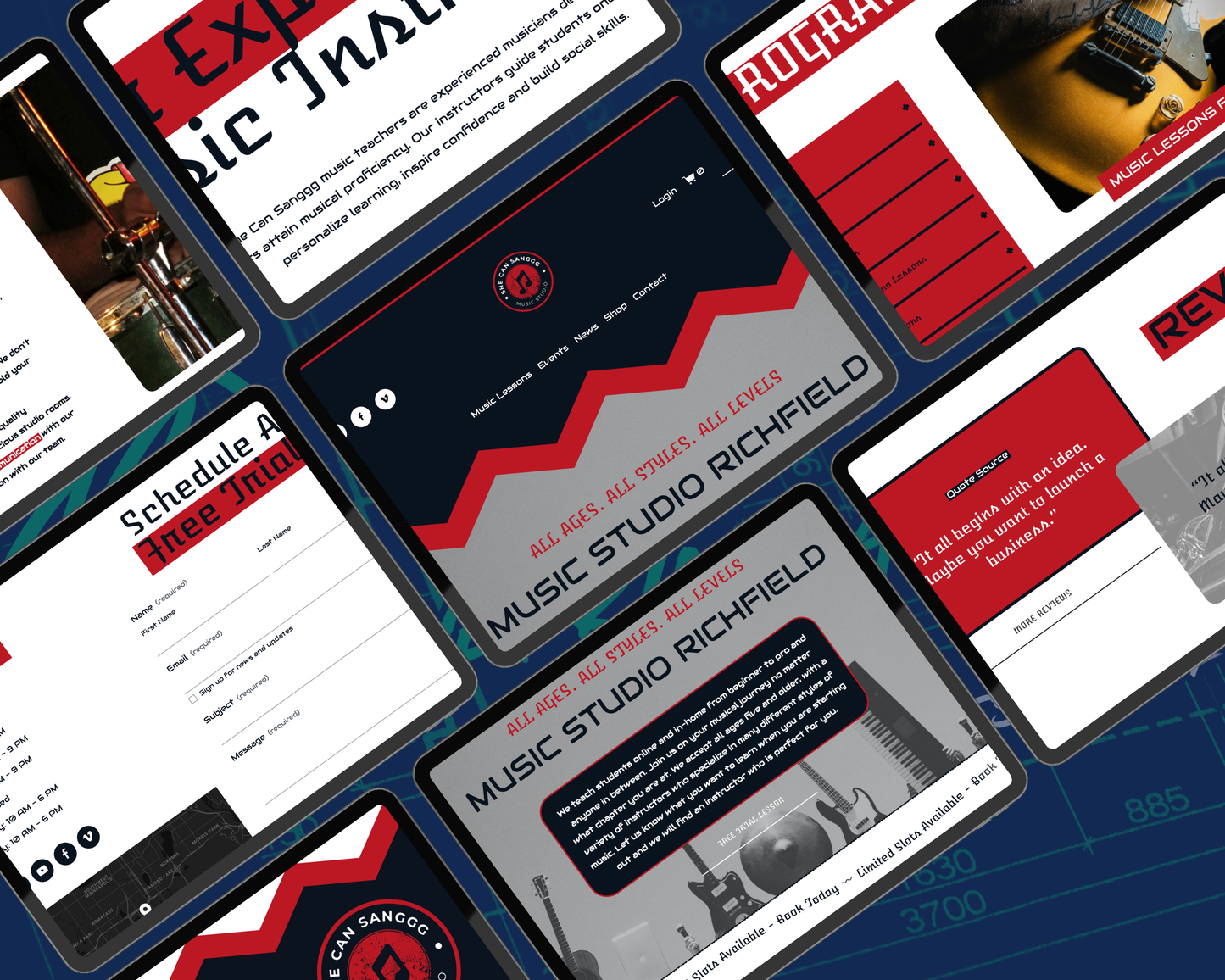 She Can Sang Squarespace Template