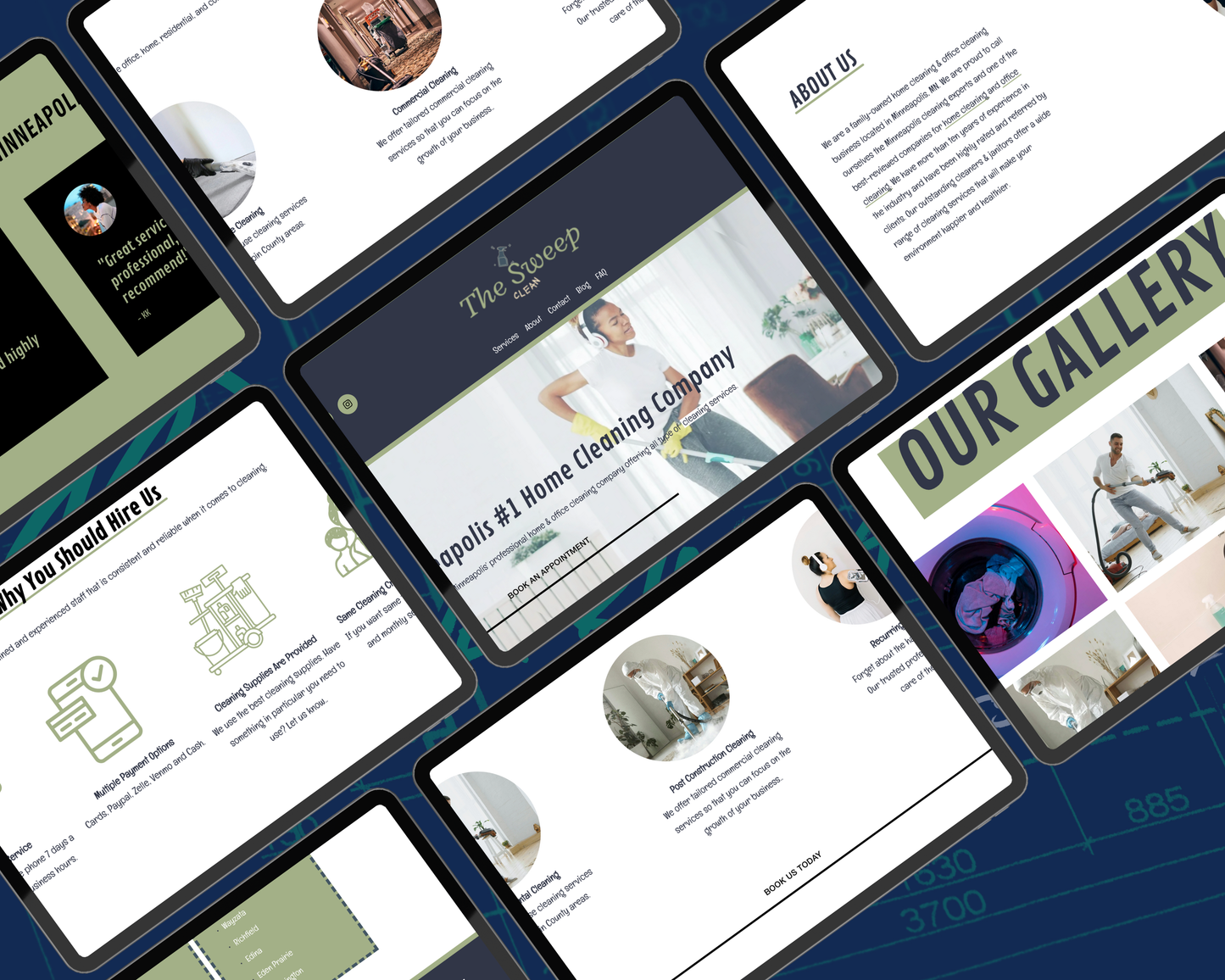 The Sweep Squarespace Template