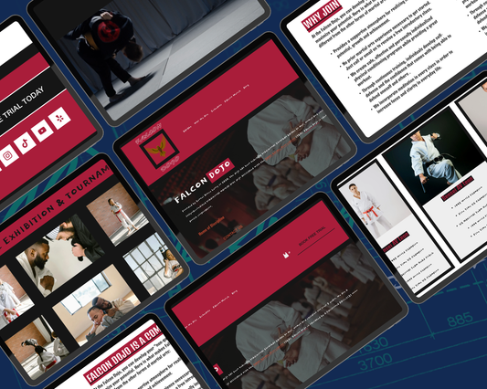 Falcon Dojo Squarespace Template