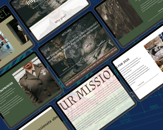 Vets+Biz Squarespace Template